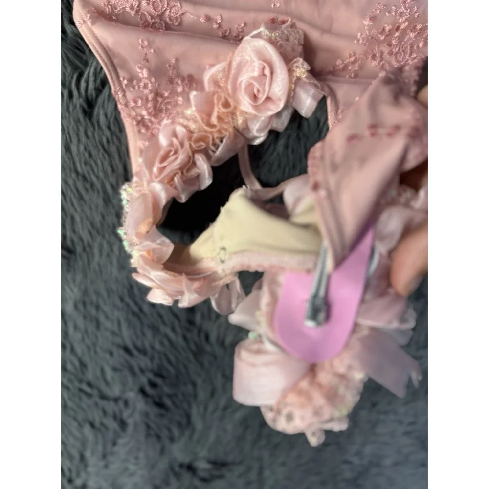 Weismann Dance Costume Ballet Outfit TuTu Womens Adult SA Pink Matching Hair Pin - Picture 11 of 13
